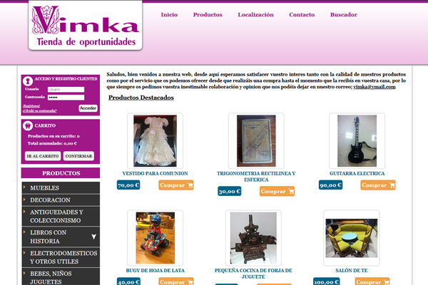 Vimka - Tienda de oportunidades