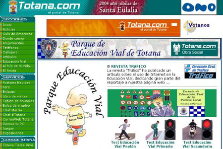 REVISTA DIRECCIÓN GENERAL DE TRÁFICO DEDICA REPORTAJE AL USO DE INTERNET EDUCACIÓN VIAL, EN LA QUE SUBRAYA LABOR WEB POLICÍA LOCAL TOTANA