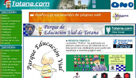 LA WEB DEL PARQUE DE EDUCACIÓN VIAL DE TOTANA COSECHA UN NUEVO ÉXITO