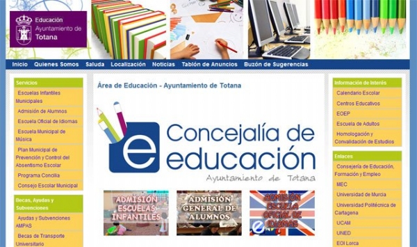 SE PRESENTA EL PORTAL DE EDUCACIÓN DEL AYUNTAMIENTO DE TOTANA, DESARROLLADO POR LA EMPRESA AVATAR INTERNET